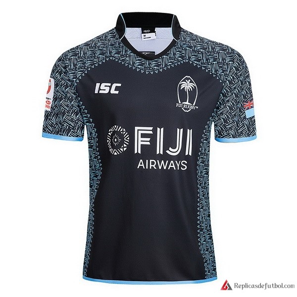 Camiseta Fiyi Segunda equipación 2018-2019 Negro Rugby